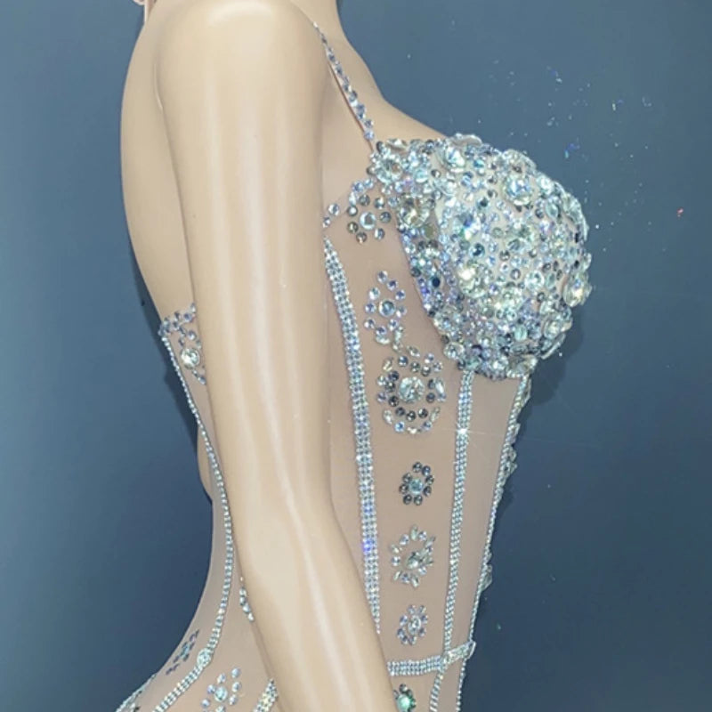 2025 Girls Mini Diamond Tassel Short Club Party Dress Sexy Crystal Plus High Waist Small Dance Party Formal Dress Women Elegant
