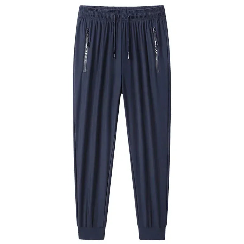Plus Size 7XL 8XL 9XL Men's Summer Hiking Travel Pants Breathable Athletic Fishing Active Joggers Gym Sports Jersey Sweatpants
