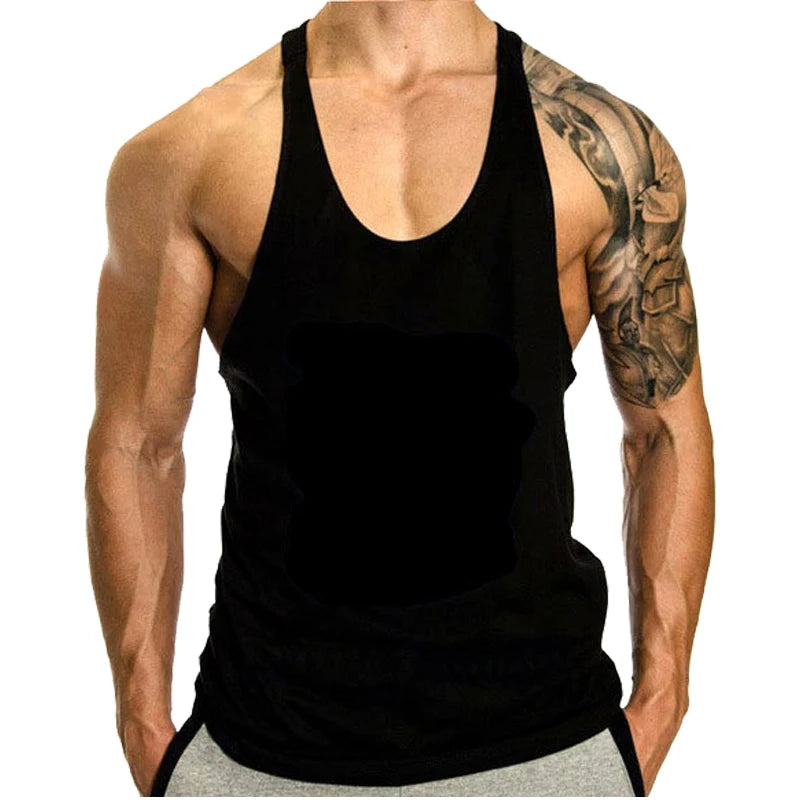 Fitness Clothing Gym T-shirts Suspenders Man Gym Top Men Sleeveless Sweatshirt Men's Clothes Stringer Vests Bodybuilding Shirt