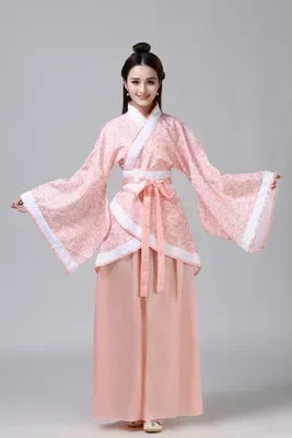 Vintage Hanfu Women Top Skirt 2 Piece Set Costume Festival Outfit Cosplay Ladies Dress Suit Elegant Traditional Chinese Clothing