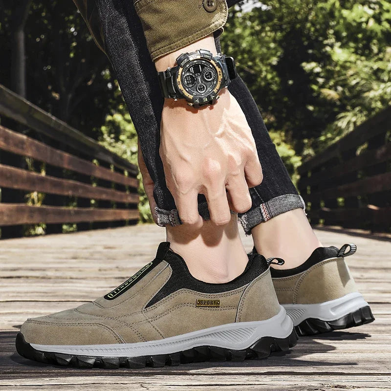 Men's Outdoor Camping, Light Running, Jogging, Leisure Mountaineering, Men's Shoes, Anti Slip Hiking Shoes, Large Size 39-49