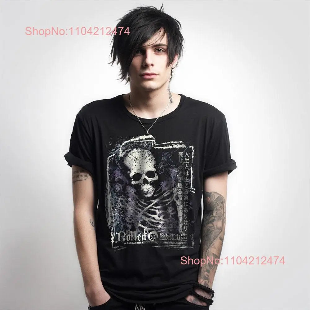 Rotten Soul Deficient Emo T Shirt Goth SweaT Grunge Alternative Clothing Scenecore Top Horror Vest Dark Design by Reb