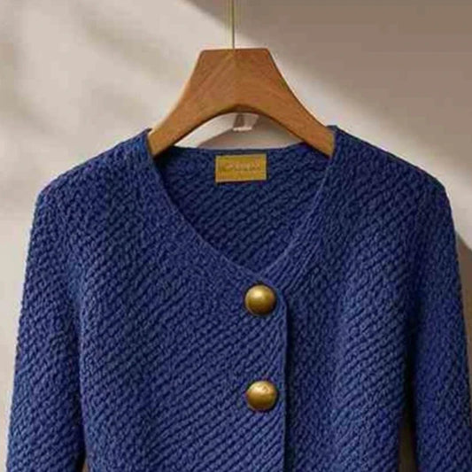 Knitting Cardigan Coat Women Autumn Winter Casual Office Lady Solid Color Sweater Elegant Temperament All-match Knitwear Tops