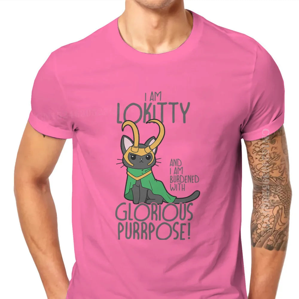 LOKITTY Norse Mythology Loki Men T Shirts Vintage Grunge Large Retro Tshirts New Arrivals Harajuku Men Tshirt Clothing