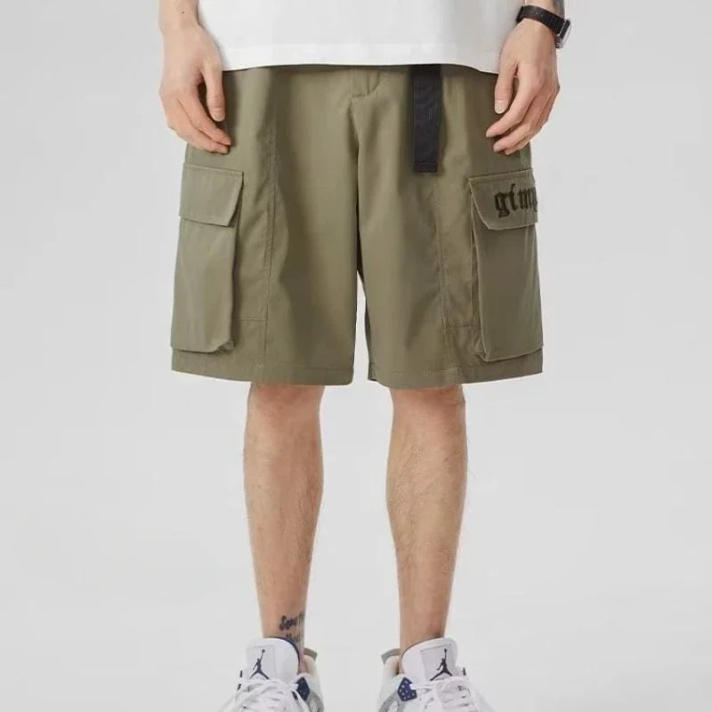 Male Short Pants Baggy Bermuda Loose Half Work Long Men's Cargo Shorts Wide Elegant Wholesale New In Y2k Beautiful Strech