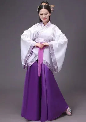 Vintage Hanfu Women Top Skirt 2 Piece Set Costume Festival Outfit Cosplay Ladies Dress Suit Elegant Traditional Chinese Clothing