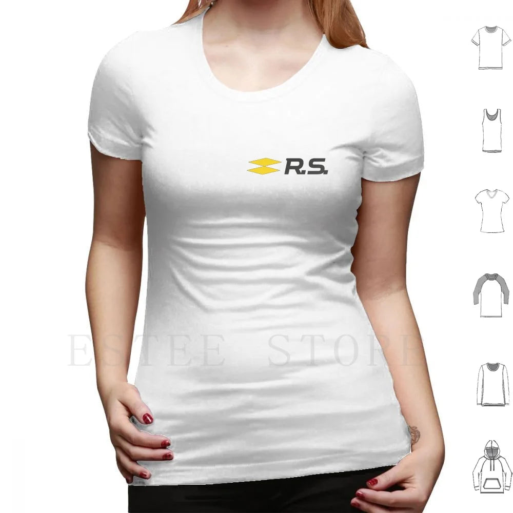 Sport Rs Logo T Shirt Men Cotton 6xl Sport French Megan Rs Chopped Off Sportscar Fun Because Manufacturer Maker Producer