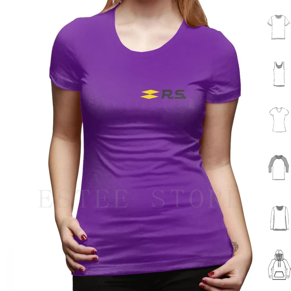 Sport Rs Logo T Shirt Men Cotton 6xl Sport French Megan Rs Chopped Off Sportscar Fun Because Manufacturer Maker Producer