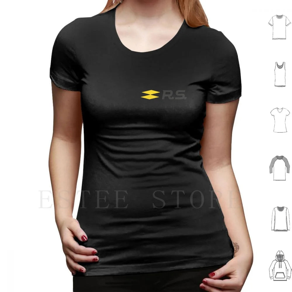 Sport Rs Logo T Shirt Men Cotton 6xl Sport French Megan Rs Chopped Off Sportscar Fun Because Manufacturer Maker Producer