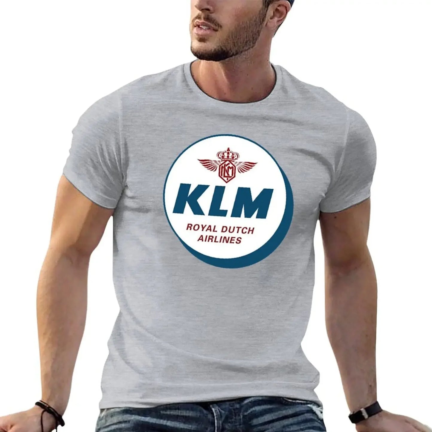 Simple KLM Design T-Shirt essential t shirt boys whites mens clothing