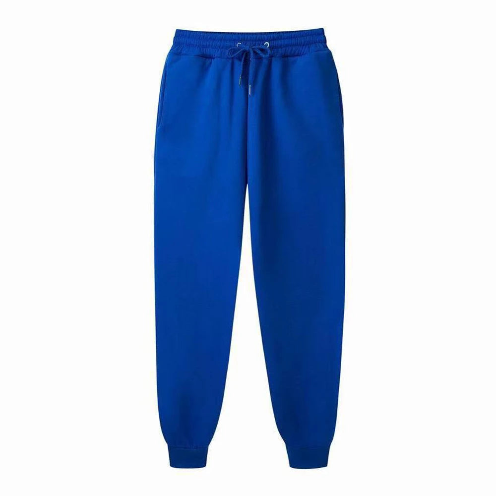 Men's Sweatpants Spring Autumn Fleece Pants Sport Long Pants Casual Drawstring Pockets Trousers Oversize Sweatpants For Men