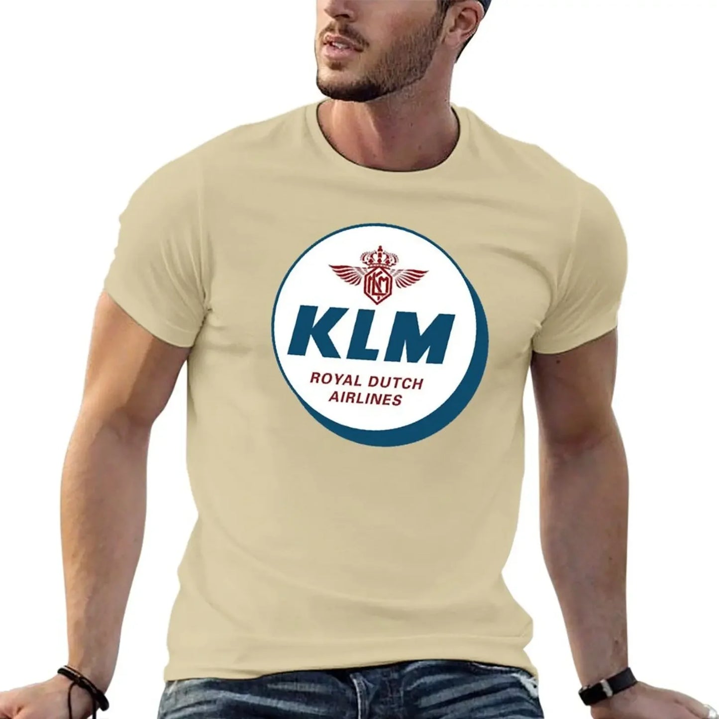 Simple KLM Design T-Shirt essential t shirt boys whites mens clothing