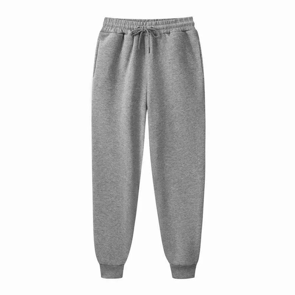 Men's Sweatpants Spring Autumn Fleece Pants Sport Long Pants Casual Drawstring Pockets Trousers Oversize Sweatpants For Men