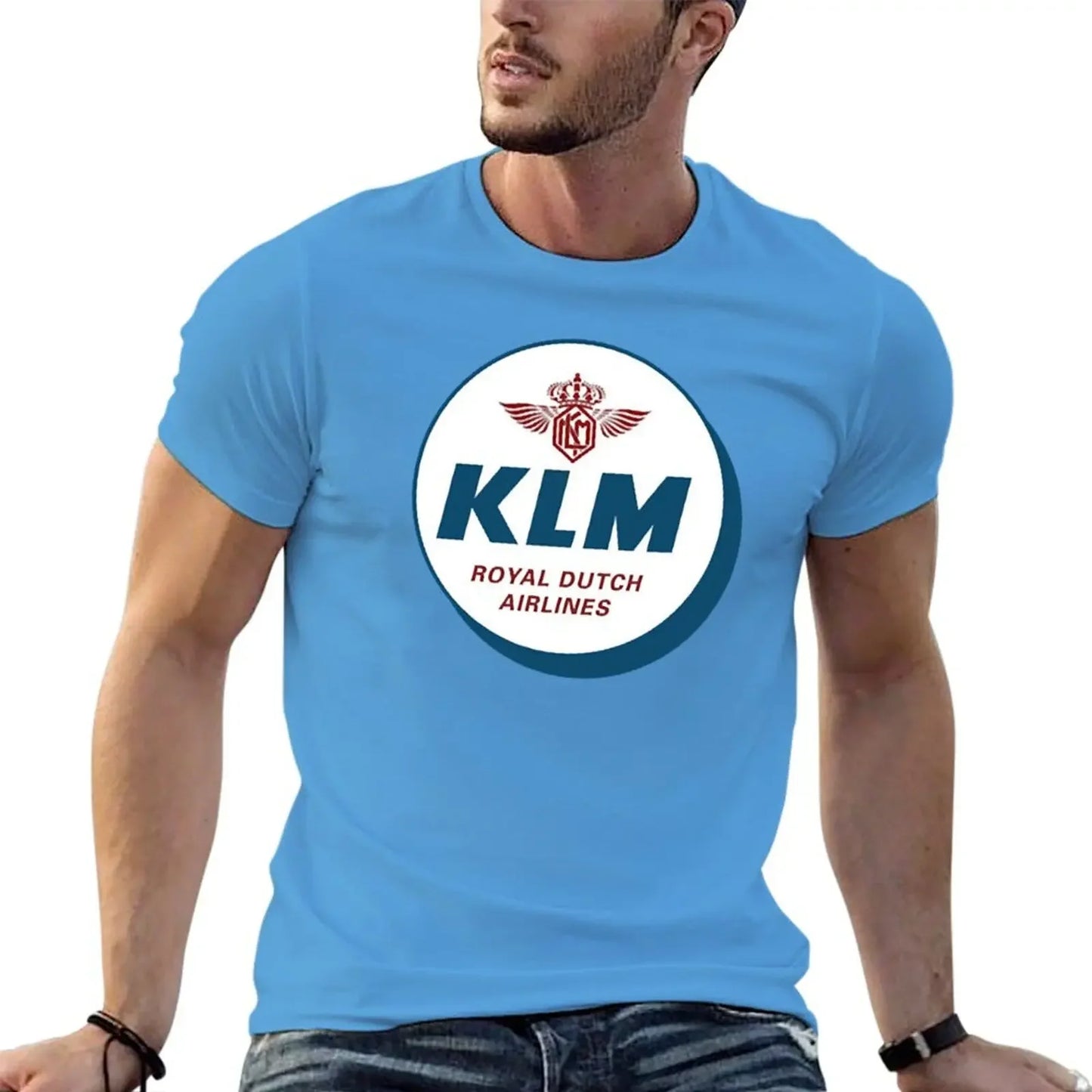 Simple KLM Design T-Shirt essential t shirt boys whites mens clothing