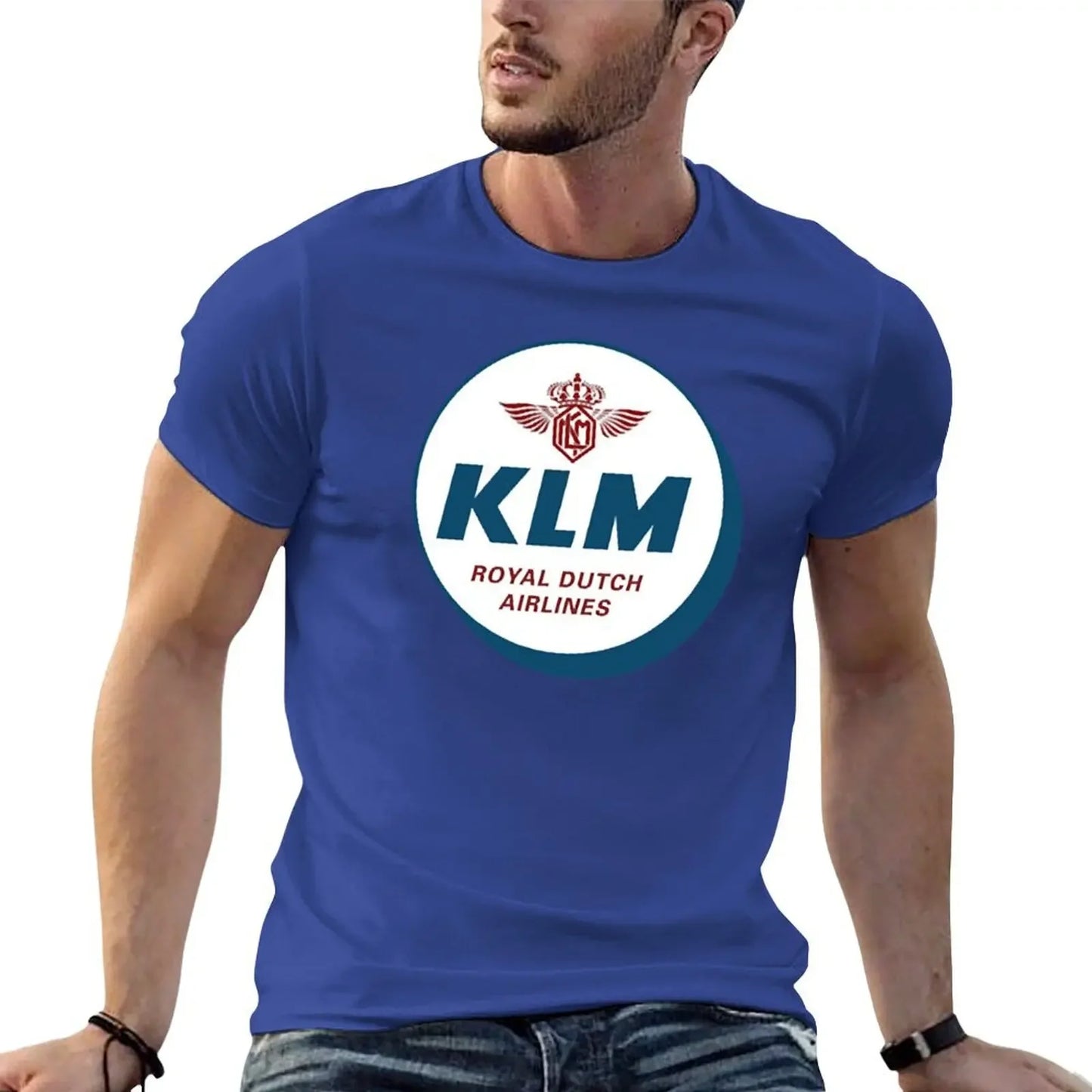 Simple KLM Design T-Shirt essential t shirt boys whites mens clothing