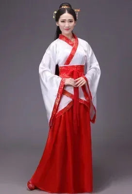 Vintage Hanfu Women Top Skirt 2 Piece Set Costume Festival Outfit Cosplay Ladies Dress Suit Elegant Traditional Chinese Clothing