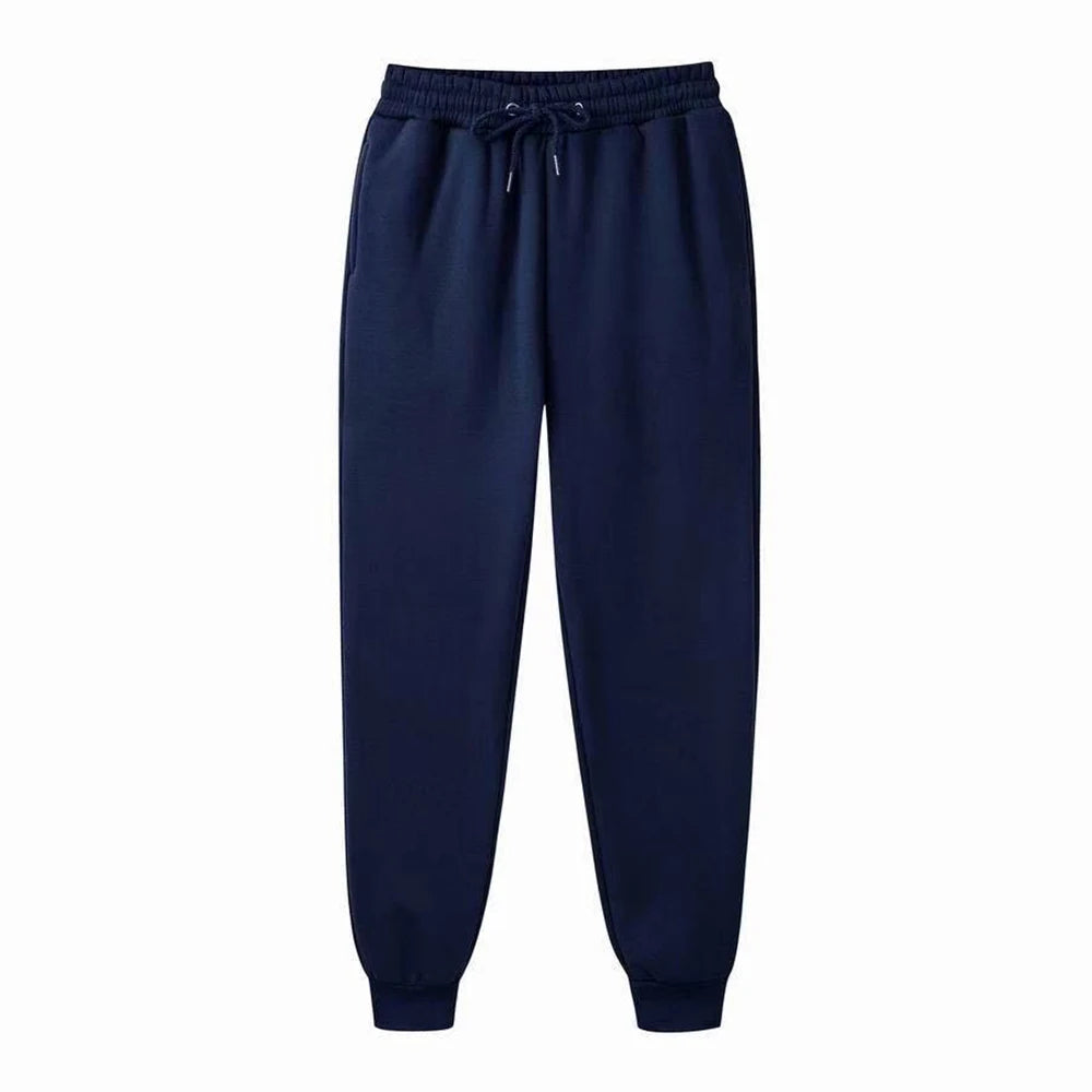 Men's Sweatpants Spring Autumn Fleece Pants Sport Long Pants Casual Drawstring Pockets Trousers Oversize Sweatpants For Men