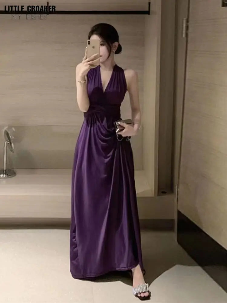 Multiple Ways To Wear Black Green Red Dark Purple Simple Prom Dress Women Sexy Bandage Dresses 2024