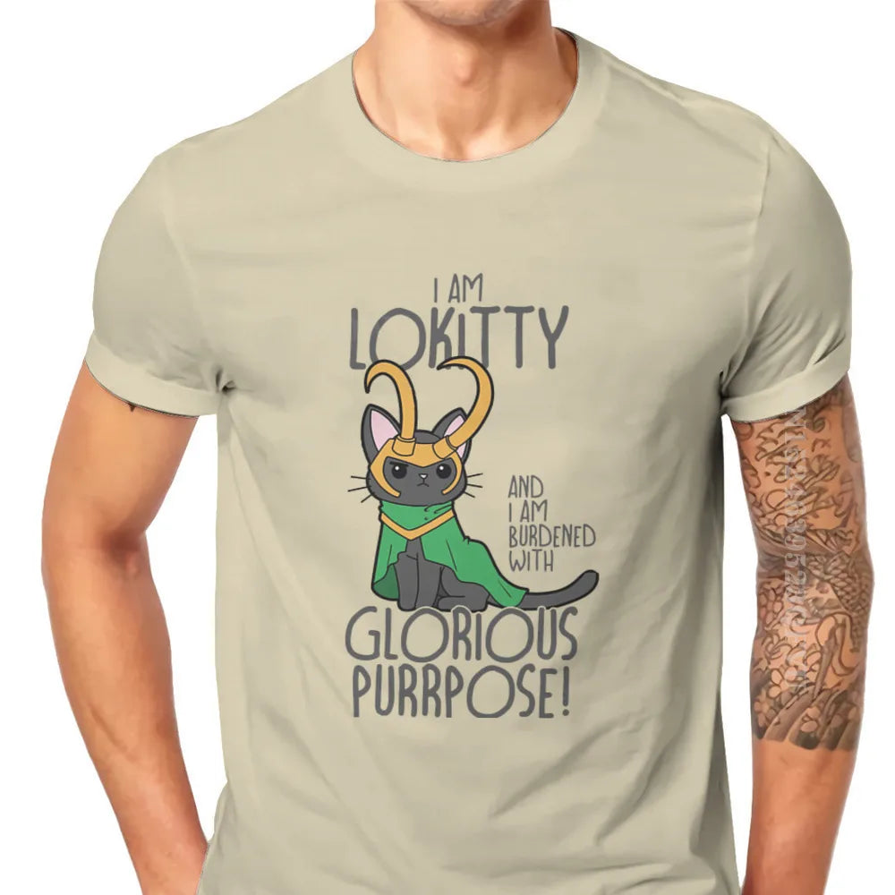 LOKITTY Norse Mythology Loki Men T Shirts Vintage Grunge Large Retro Tshirts New Arrivals Harajuku Men Tshirt Clothing